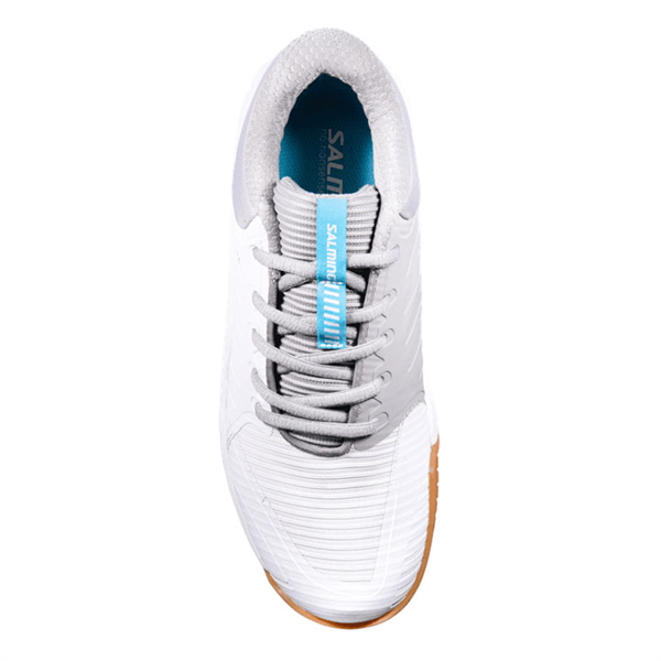 Salming Recoil Strike Scarpe Da Squash Donna - Bianco, Leggere E Flessibili, Intersuola Recoil+, Suola Hexagrip Multidirezionale