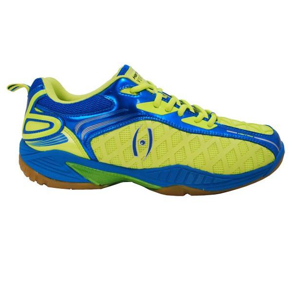 Harrow Vortex Mens Indoor Court Shoe GreenBlue Squash Equipments by SquashProShop