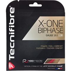 Tecnifibre X-One Biphase (16 Gauge) Red Set