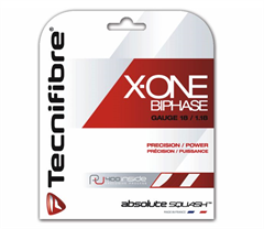Tecnifibre X-One Biphase (18 Gauge) Red Set