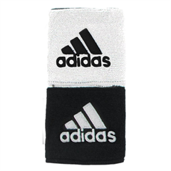 Adidas Interval Reversible Wristbands (White/Black)
