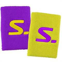 Salming 3" Wristband (Purple/Safety Yellow)