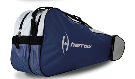 Harrow 3 Racquet Bag (Navy/White) 