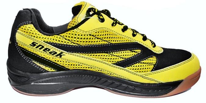 Harrow Sneak Men's Indoor Court Shoe (Black/Yellow)
