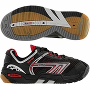 Hi-Tec M550 3D Squash Men's Shoe (Black/Red/Silver)