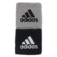 Adidas Interval Reversible Wristbands (Black/Grey)