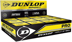 Dozen Dunlop Pro Double Yellow Dot Balls