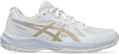 Asics Upcourt 6 GS Junior Shoe (White/Champagne)