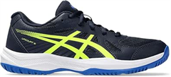 Asics Upcourt 6 GS Junior Shoe (Midnight/Safety Yellow)