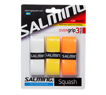 Salming X3M Absorb Overgrips (White/Yellow/Orange) 3 Pack