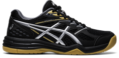Asics Gel Upcourt 4 GS Junior Shoe (Black/Pure Silver)